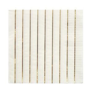 Gold Stripe Lg Napkin