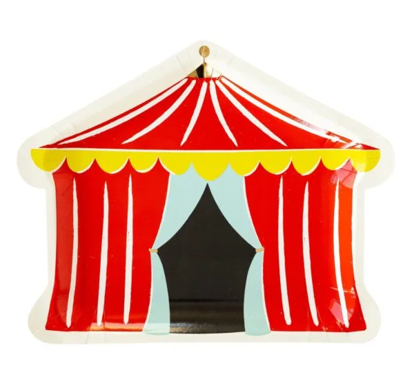 Carnival Tent Dinner Plate