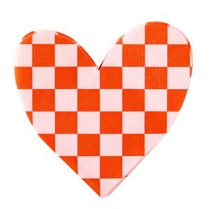 Checkered Heart Napkins