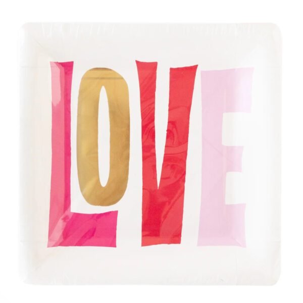 Square Love Plate