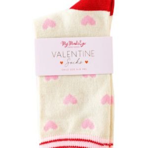 Valentine Socks Med