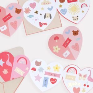 Heart Concertina Cards