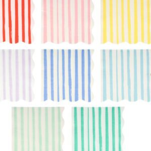 Colorful Mix Stripe Lg Napkin