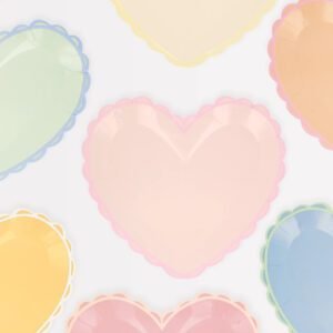 Pastel Heart Dinner Plate