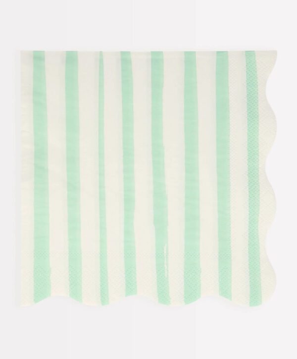 Stripe Mint Lg Napkin