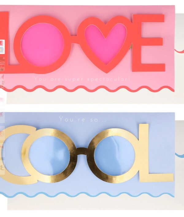 Valentine Glasses Cards