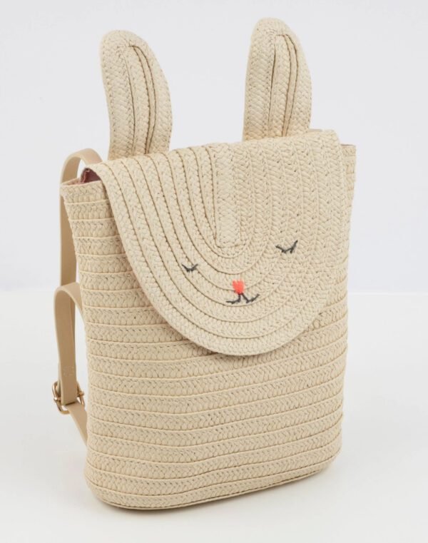 Raffia Backpack