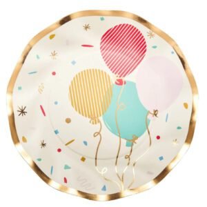 Celebrate Confetti Balloon Plates