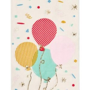 Celebrate Confetti Balloon Lg Napkins
