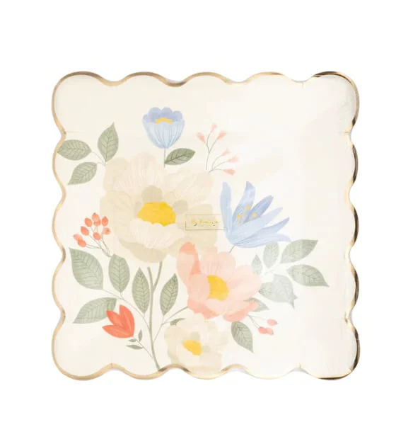 Floral Plate