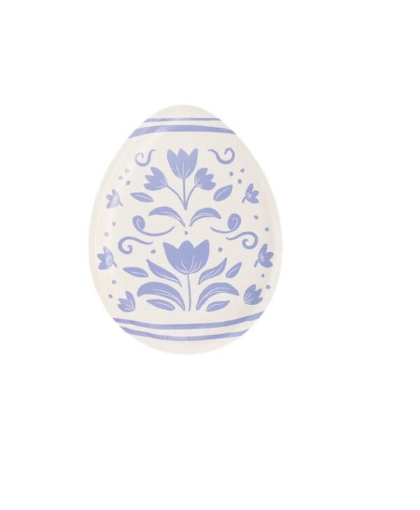 Blue Egg Plate