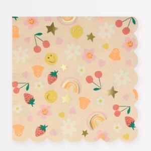 Happy Face Icon Lg Napkins