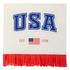 USA Fringe Napkins