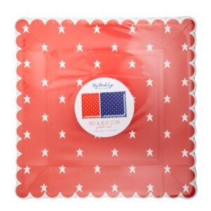 Red/Blue Star Plates