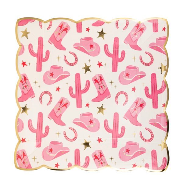 CowGirl Pattern Plates