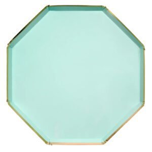 Solid Mint Lg Plates