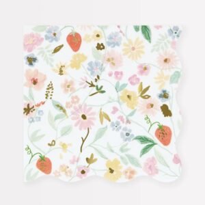 Elegant Floral Small Napkins