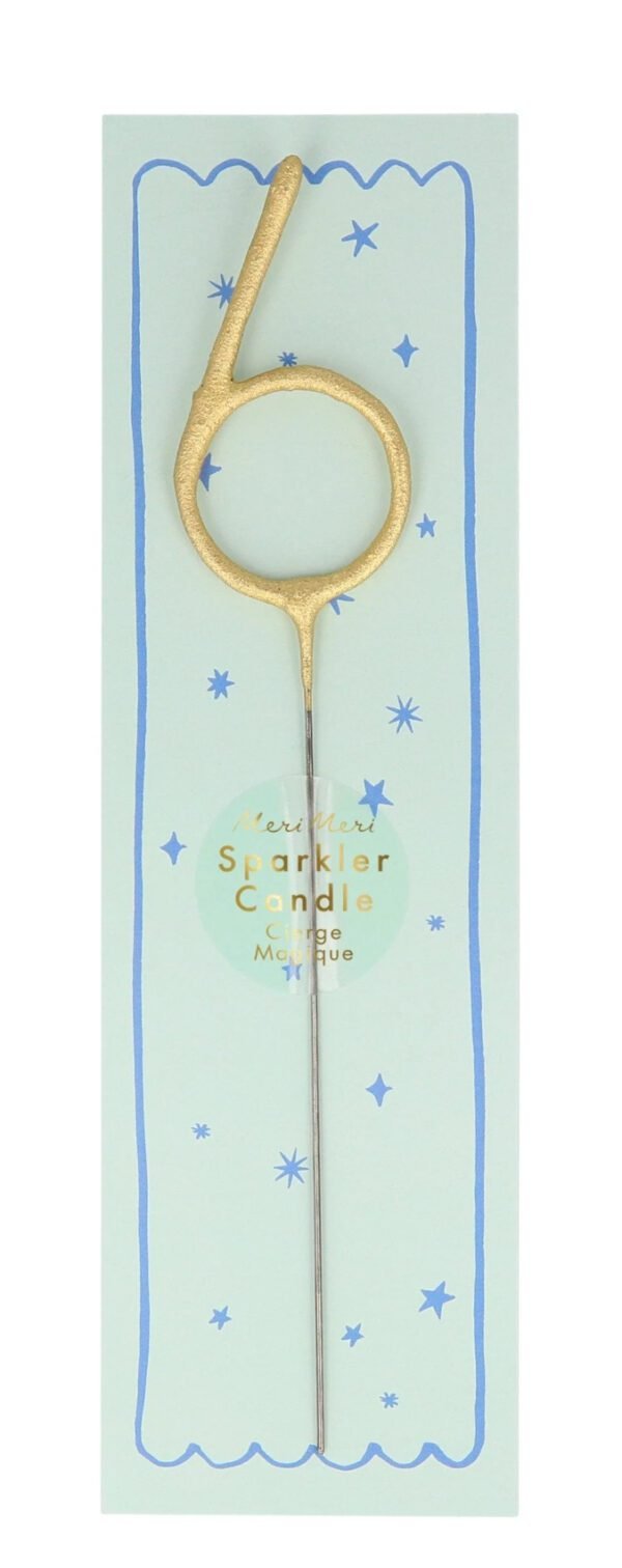 Candle Sparkler #6 Gold