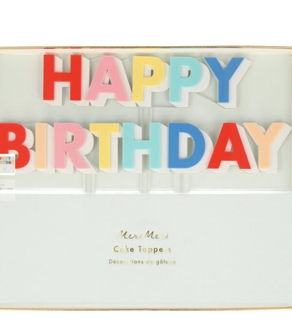 Happy Birthday Cake Toppers