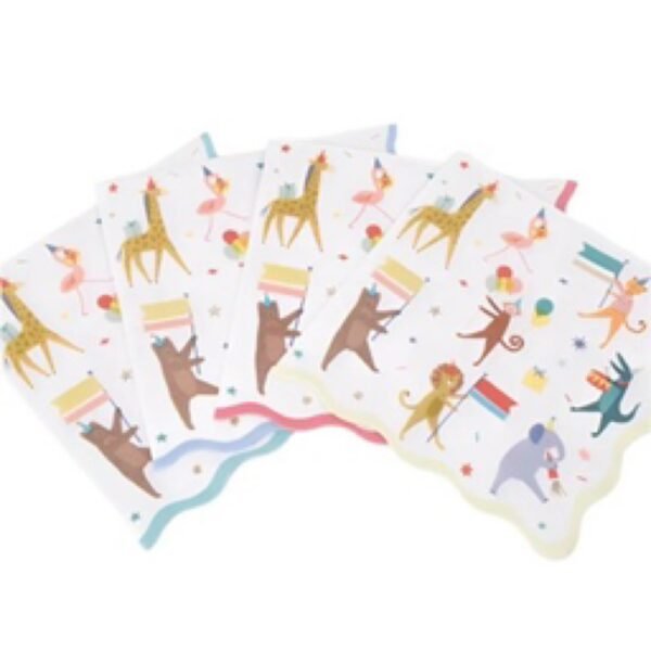 Animal Parade Lg Napkin