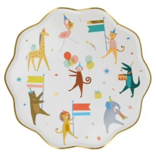 Animal Parade Plates