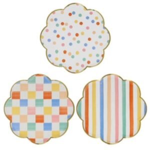 Colorful Pattern Dinner Plates
