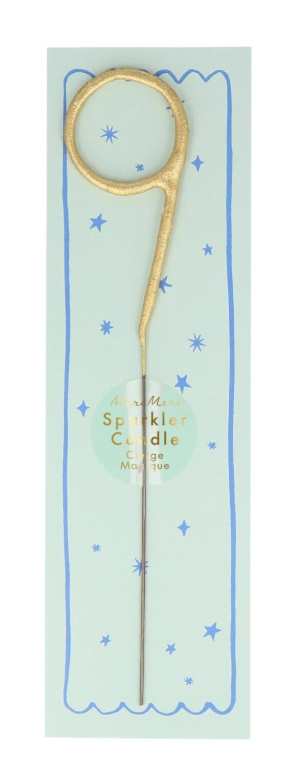 Candle Sparkler #9 Gold