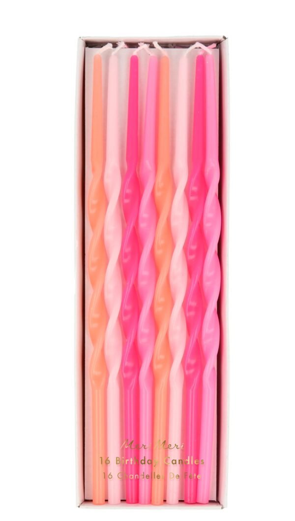 Candle Pink Twist