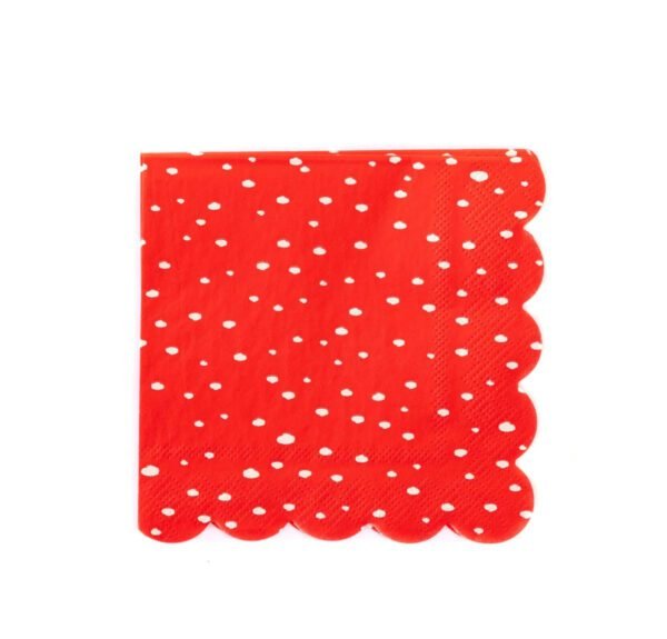 Red Snow Sm Napkin