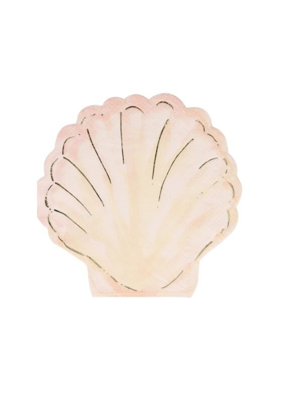 Mermaid Clam Sm Napkin