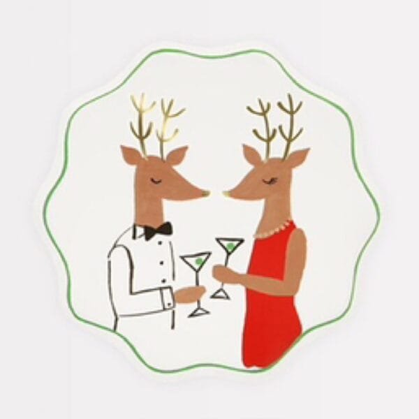 Reindeer Side Plates