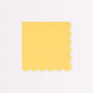 Lemon Sherbet Small Napkins