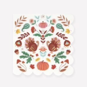 Folk Fall Small Napkins