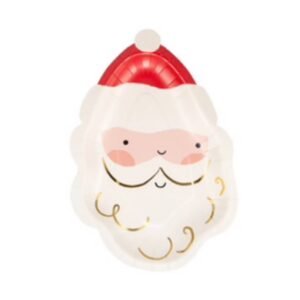 Santa Shaped Plate