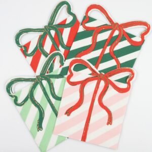 Present With Bow Napkins