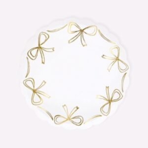 Gold Bow Side Plates
