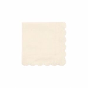 Small Cream Paper Napkins